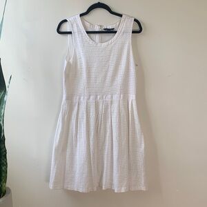 Tommy Hilfiger White Textured Mini Dress